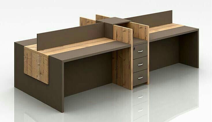 Bureau Bench Open Space 4 Positions F1046