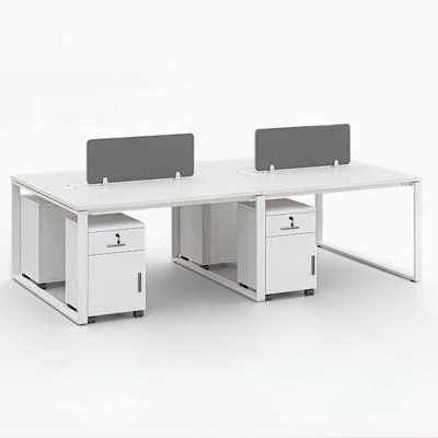 Marguerite Semi-Métallique 4 Postes avec Caisson F1047